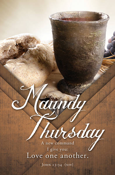 Picture of Love One Another Maundy Thursday Regular Size Bulletin