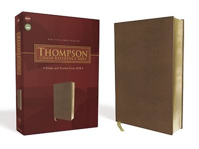 Picture of Nkjv, Thompson Chain-Reference Bible, Leathersoft, Brown, Red Letter