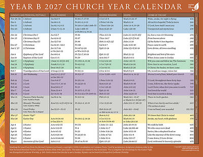 Picture of Church Year Calendar 2027, Year B