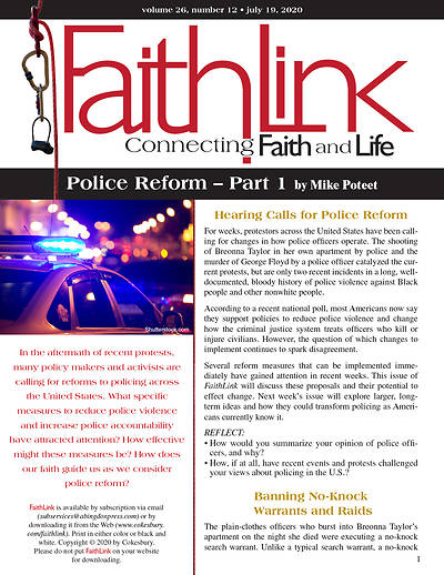 Picture of Faithlink - July 19, 2020 Police Reform  Part 1