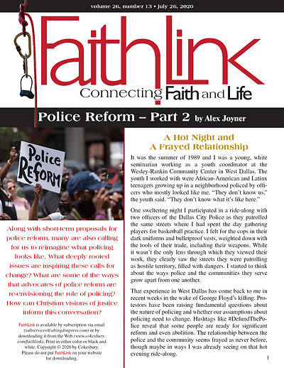 Picture of Faithlink - 7/26/2020  Police Reform  Part 2