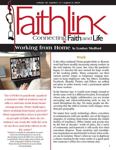 Picture of Faithlink - Working from Home (8/9/2020)