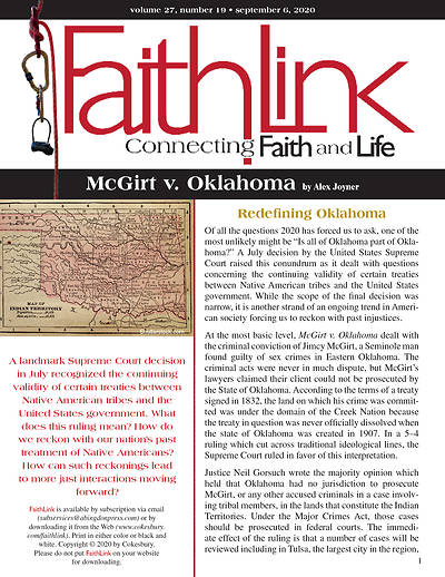 Picture of Faithlink - McGirt v. Oklahoma (9/6/2020)