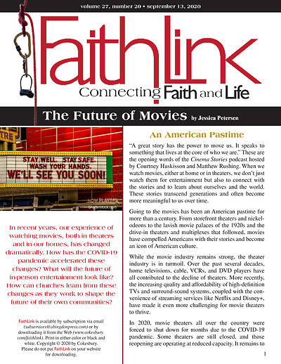 Picture of Faithlink - The Future of Movies (9/13/2020)