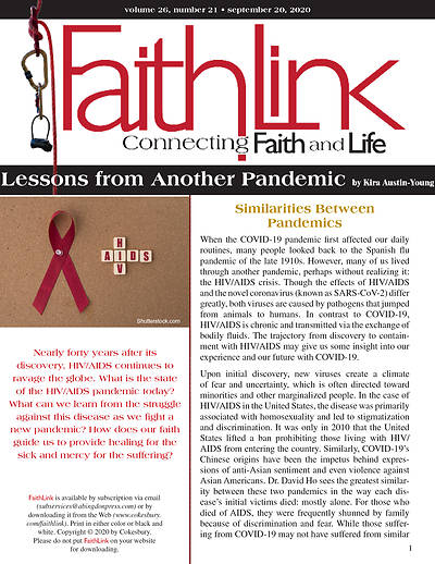 Picture of Faithlink - Lessons from Another Pandemic (9/20/2020)