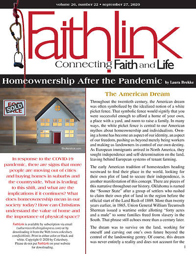 Picture of Faithlink - Home Ownership After the Pandemic (09/27/2020)