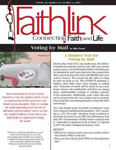 Picture of Faithlink - Voting by Mail (10/4/2020)