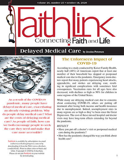 Picture of Faithlink - Delayed Medical Care (10/18/2020)