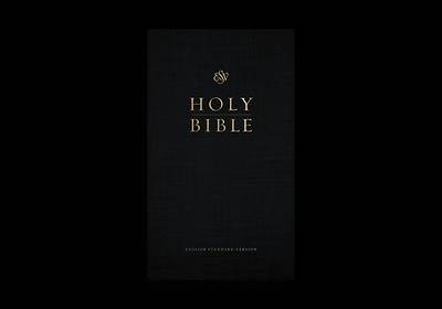 Picture of ESV Church Bible, Red Letter (Hardcover, Black)