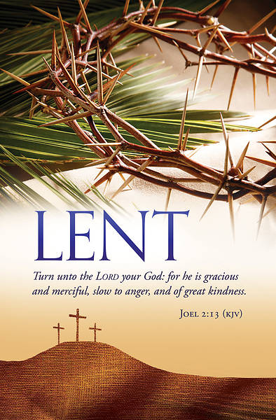 Lent Turn unto the Lord your God Bulletin