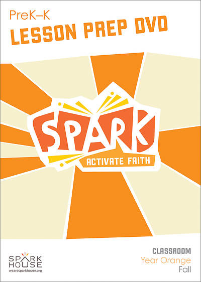 Picture of Spark Classroom PreK-K Preparation DVD Year Orange Fall