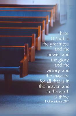 Picture of Thine O Lord Bulletin (Pkg 100) General Worship