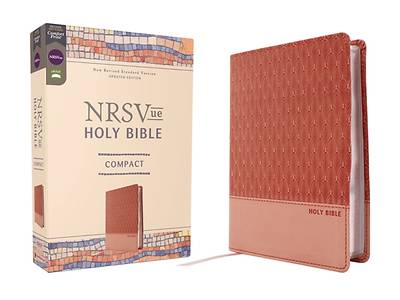 Picture of Nrsvue, Holy Bible, Compact, Leathersoft, Peach, Comfort Print