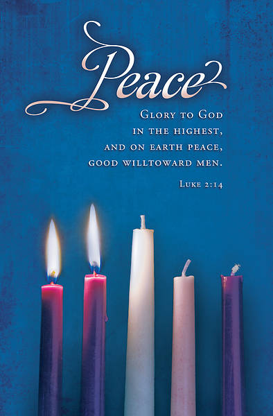 Picture of Advent Bulletin Week 2 Luke 2:14 Regular