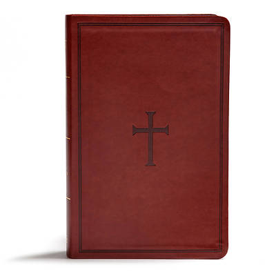 Picture of KJV Giant Print Reference Bible, Brown Leathertouch, Indexed