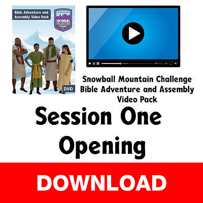 Picture of VBS 2026 Snowball Mountain Challenge Bible Adventure Video Session One - Opening