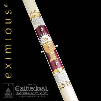 Picture of Cathedral Eximious The Twelve Apostles Paschal Candle 3" x 36"