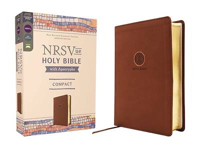 Picture of Nrsvue, Holy Bible with Apocrypha, Compact, Leathersoft, Brown, Comfort Print