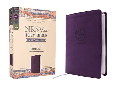 Picture of Nrsvue, Holy Bible with Apocrypha, Compact, Leathersoft, Purple, Comfort Print