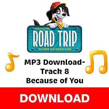 Picture of VBS 2025 Road Trip MP3 Download - Track 8 - Because of You