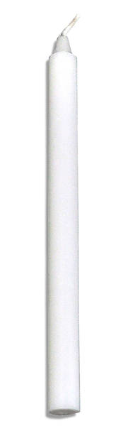 Picture of Plain End Stearine, White Candles 9"H x 1"Diameter (Package of 6)