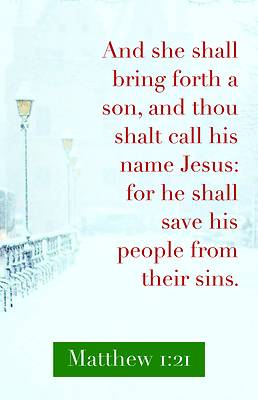 Picture of Jesus Christmas Bulletin PKG 100