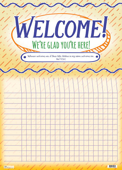 Picture of Welcome Kid's Attendance Chart