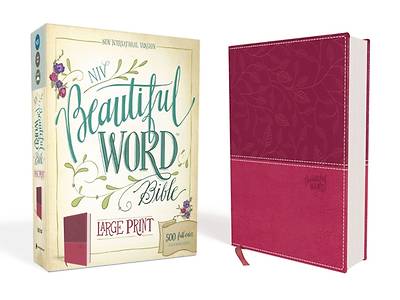 Picture of NIV, Beautiful Word Bible, Large Print, Imitation Leather, Pink