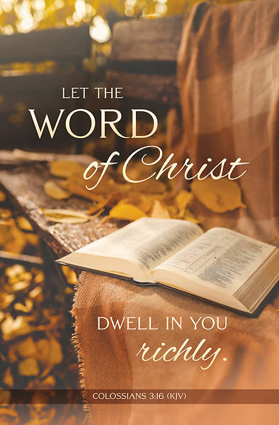 Picture of Let the Word of Christ Bulletin