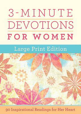 Picture of 3-Minute Devotions for Women Large Print Edition
