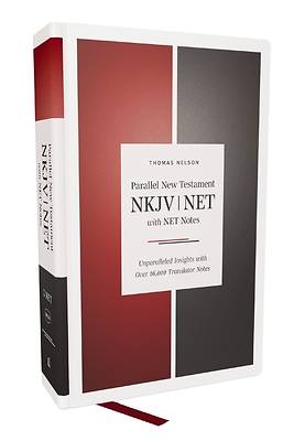 Picture of Nkjv-Net Parallel New Testament with Net Translators' Notes, Hardcover, Red Letter, Comfort Print