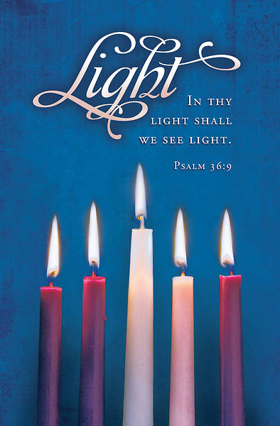 Picture of Advent Bulletin Week 5 Psalm 36:9 Regular