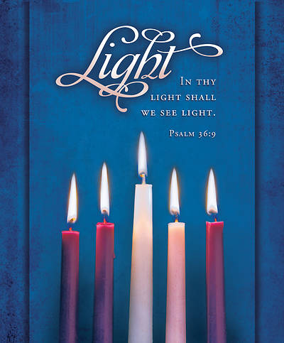 Picture of Advent Bulletin Week 5 Psalm 36:9 Legal