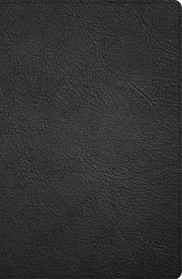 Picture of CSB Large Print Personal Size Reference Bible, Optimal Type, Digital Study Edition, Black Genuine Leather