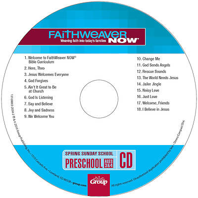Picture of FaithWeaver Now Preschool CD Spring 2025