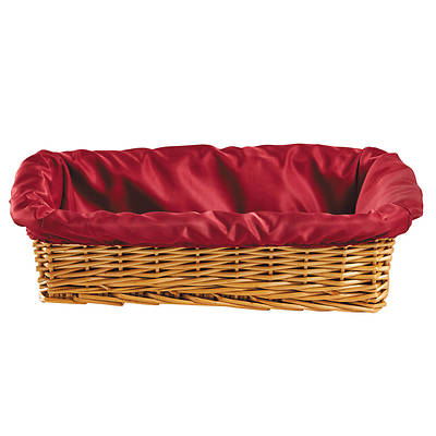 Picture of Woven Reed Offering Basket - Rectangular, No Handle