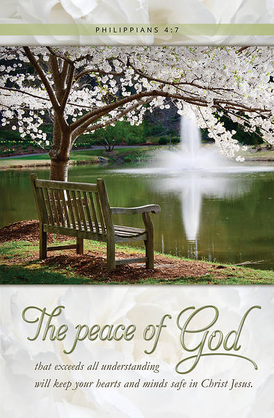 Picture of The Peace of God Funeral Bulletin (Package of 100)