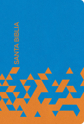 Picture of Rvr 1960 Biblia Para Regalos Y Premios, Azul Océano/Papaya Símil Piel