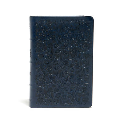 Picture of CSB Ultrathin Reference Bible, Navy Leathertouch, Deluxe Edition