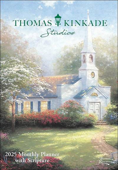 Picture of Thomas Kinkade Studios 12-Month 2025 Monthly Pocket Calendar with Scripture
