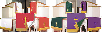 Picture of Abbott Hall EPC6XL Reversible Six-Piece Parament Set