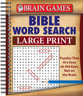 Picture of Brain Games Bible Word Search Large Print