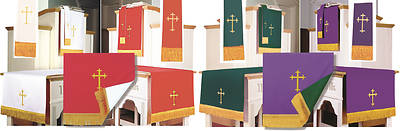 Picture of Abbott Hall EPC8 Reversible Eight-Piece Parament Set