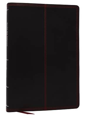 Picture of Nkjv-Net Parallel New Testament with Net Translators' Notes, Black Leathersoft, Red Letter, Comfort Print