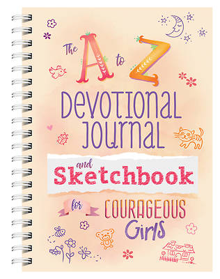 Picture of A to Z Devotional Journal and Sketchbook for Courageous Girls