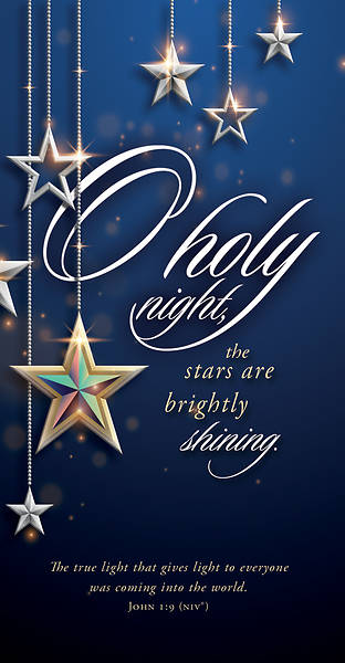 Picture of O Holy Night Offering Envelope John 1:9 NIV