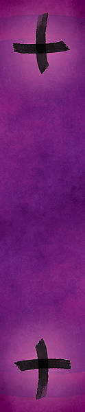 Picture of Cross of Ashes Table Runner