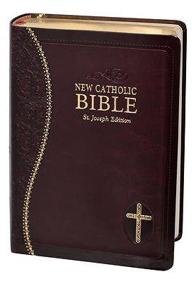 Picture of New Catholic Bible Medium Print Dura Lux (Burgundy)