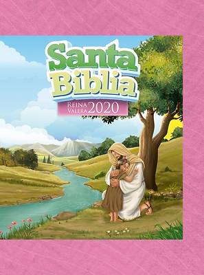 Picture of Biblia Rvr 2020 Para Niñas - Vinilo Con Cierre/Rosada (Rvr 2020 Bible for Children - Vinyl with Closure/Pink)