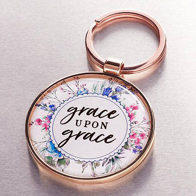 Picture of Keyring in Tin Grace Upon Grace